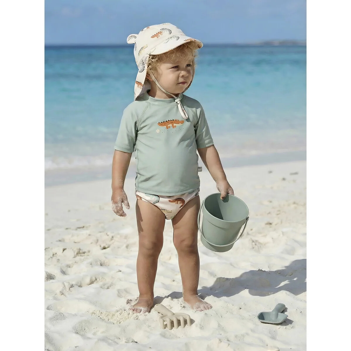 Detské plavkové nohavičky BIMBIDREAMS Caiman s UVP 50+ - 18-24m