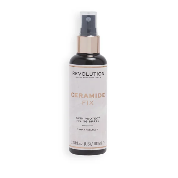 Revolution, Ceramide Fix Fixing Spray, fixační sprej na make-up 1×100 ml, fixační sprej na make-up