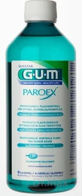 GUM PAROEX (CHX 0,06 %) ústna voda 1×500 ml, ústny výplach
