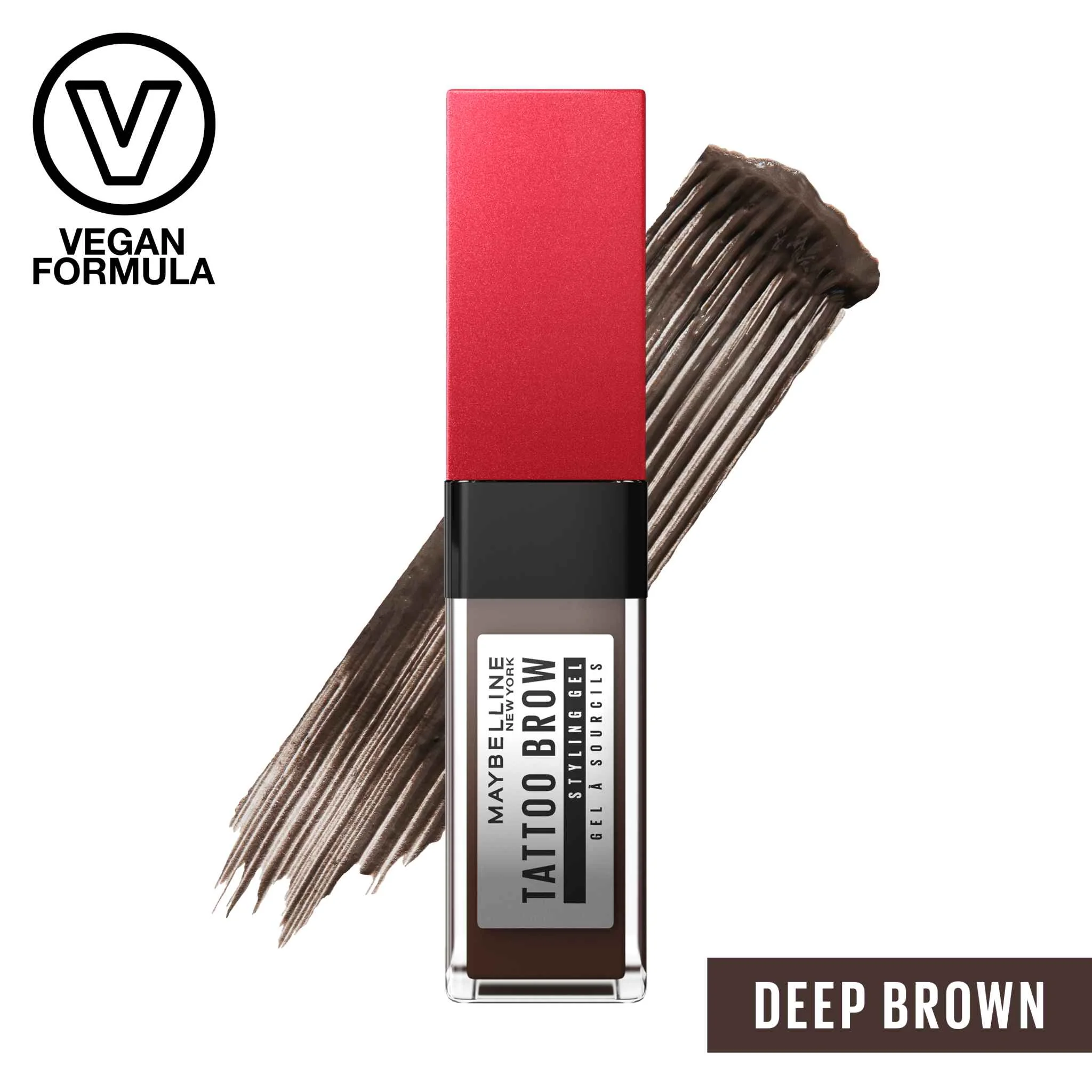 Maybelline New York Tattoo Brow 36H Styling Gel 260 Deep Brown dlhotrvajúci gél na obočie, 6 ml 1×6 ml, gél na obočie
