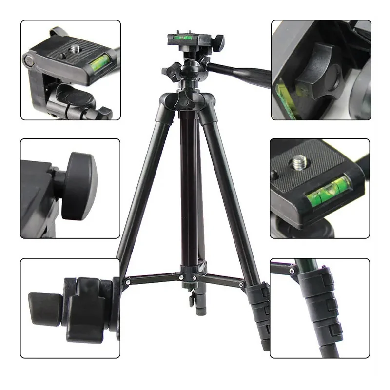 MG Tripod statív + bluetooth diaľkový ovládač, čierny 