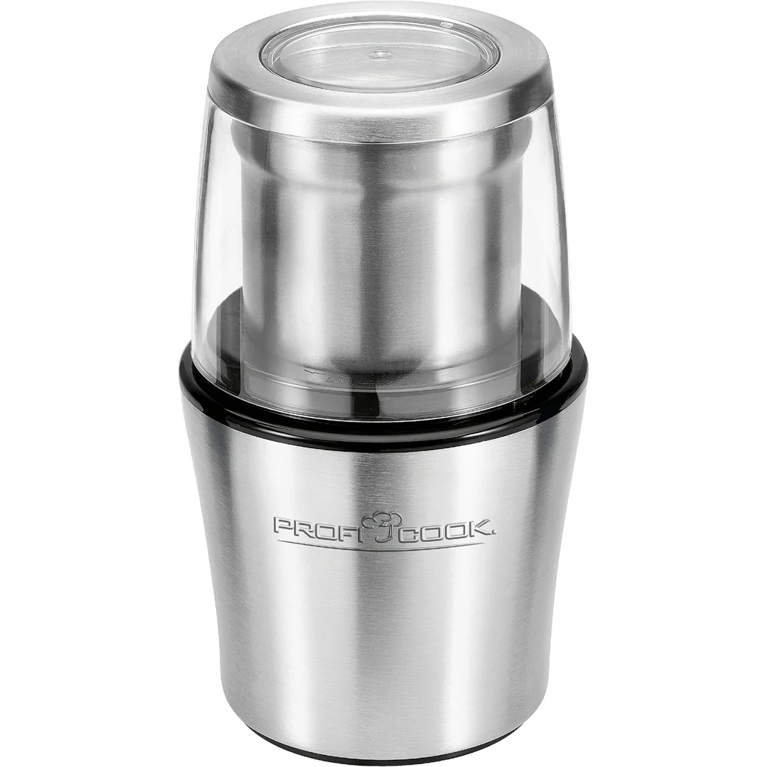 ProfiCook KSW 1021 mlynček na kávu 2v1 a sekáčik na bylinky, 200 W, nerez