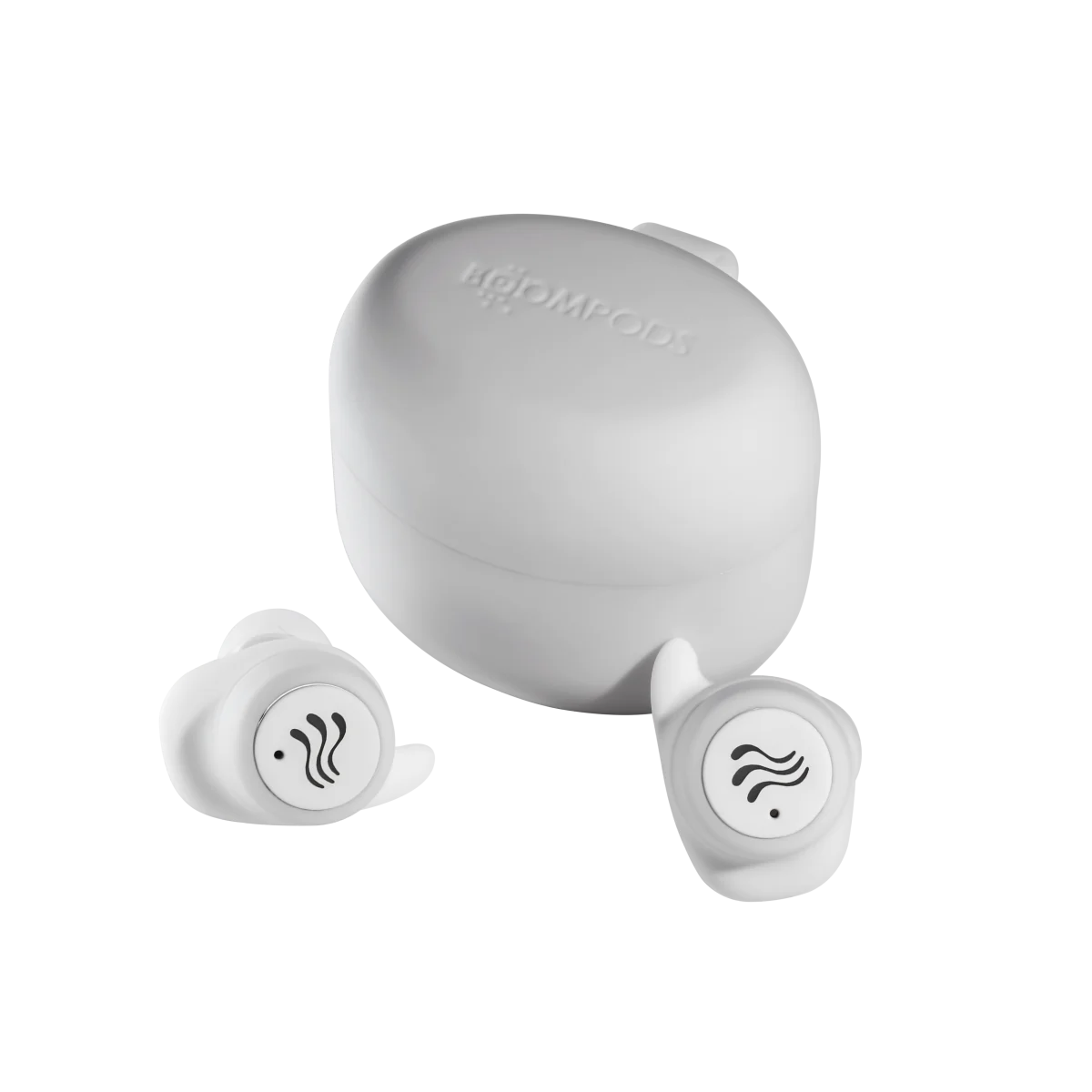 BOOMPODS Soundwave bezdrôtové slúchadlá biele