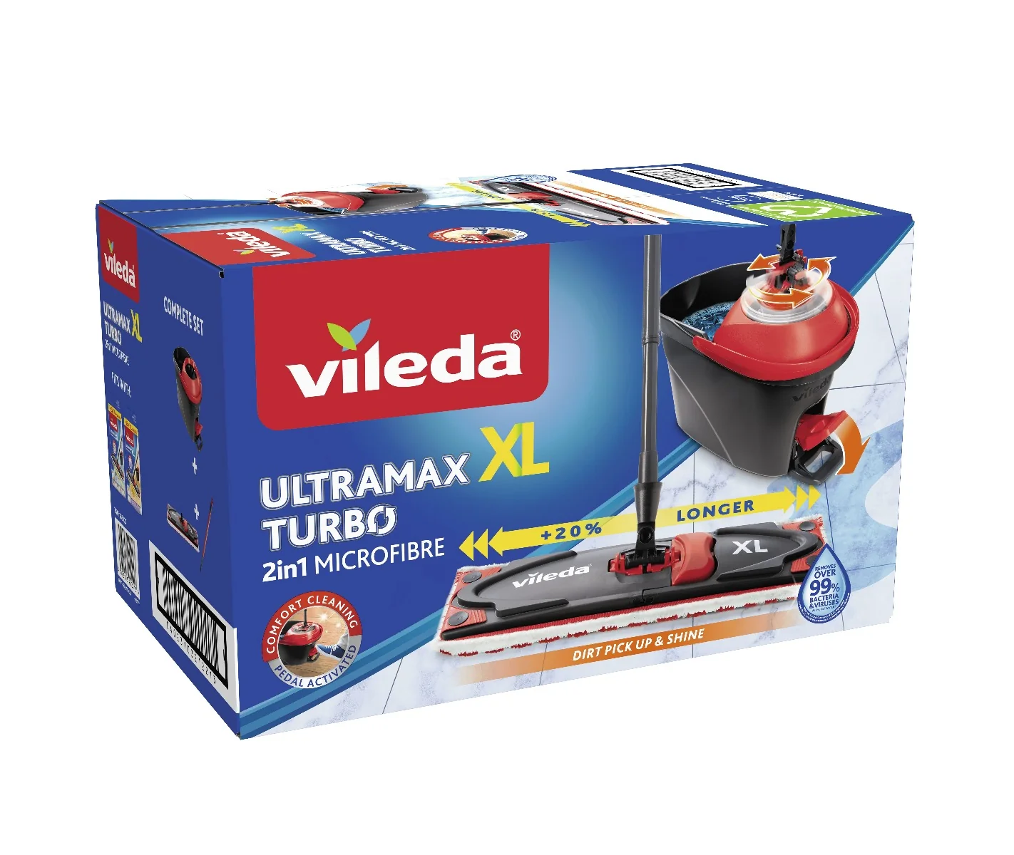 Vileda Ultramax XL TURBO 1×1 ks, mop s vedrom