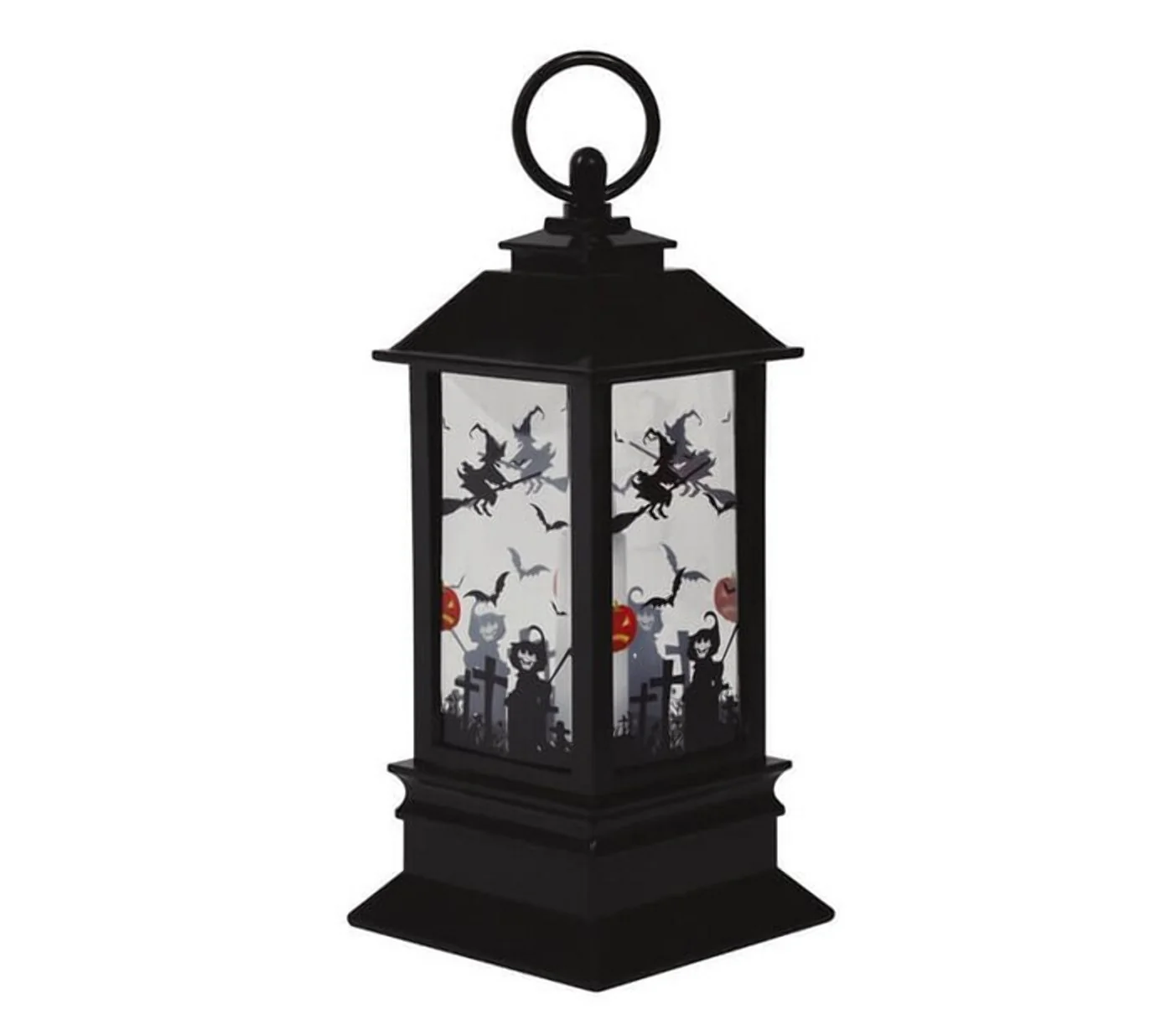 Dekoračný lampáš so svetlom Halloween 18x9cm