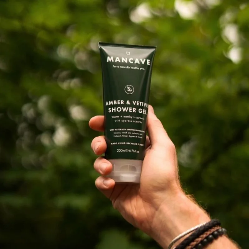 MANCAVE sprchový gél AMBER a VETIVER tuba 200ml
