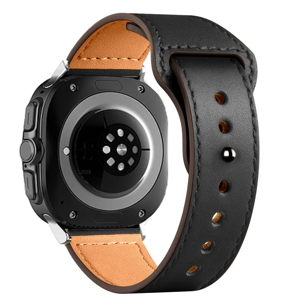 Tech-Protect Leatherfit remienok na Samsung Galaxy Watch Ultra 47mm black