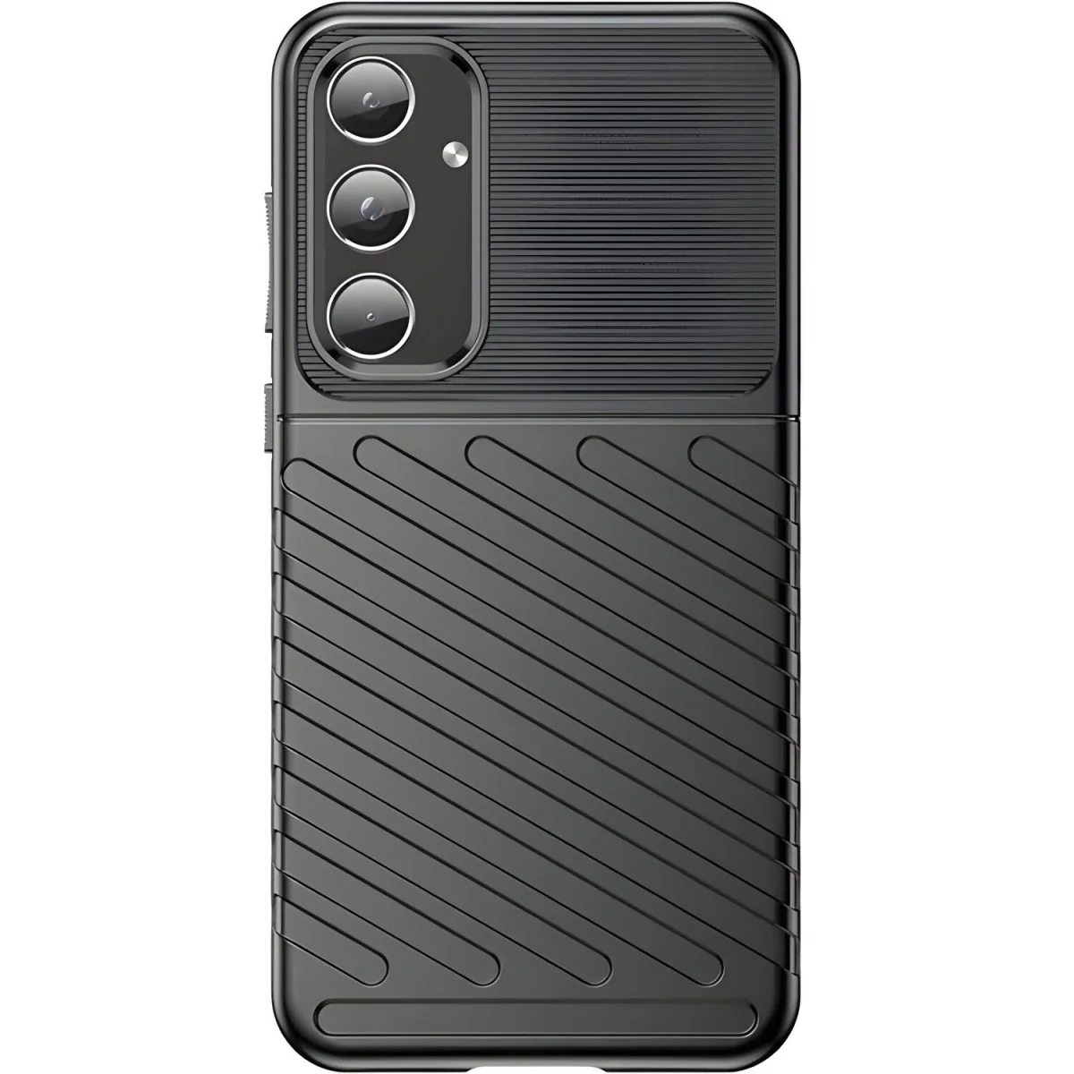 Odolné puzdro TPU pre Samsung Galaxy A55 - Čierna
