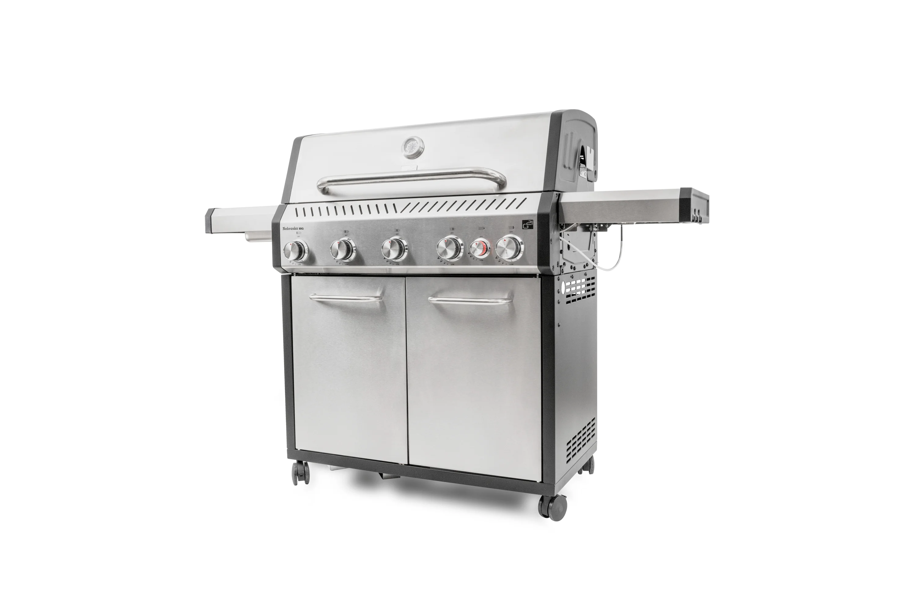 Plynový gril G21 Nebraska BBQ Premium line, 6 horákov + zadarmo redukčný ventil GAH-BBQ6NEBR
