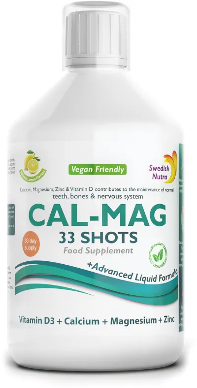Cal-Mag tekutý vápnik, horčík a zinok s vitamínmi a minerálmi 500 ml 1×500 ml, výživový doplnok