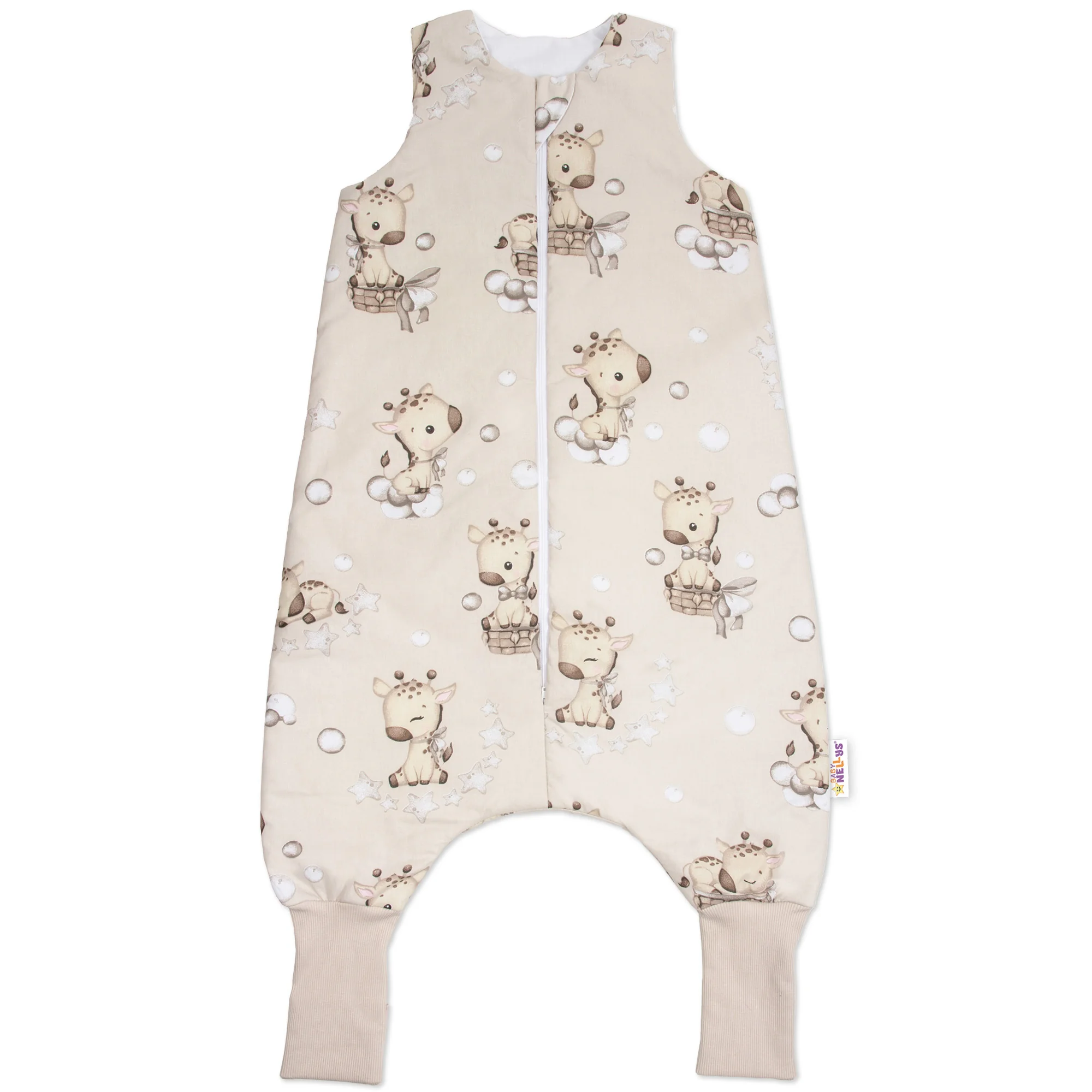 Spací vak so zahrnovacími nohavičkami Baby Giraffe, veľ. M, 86/104