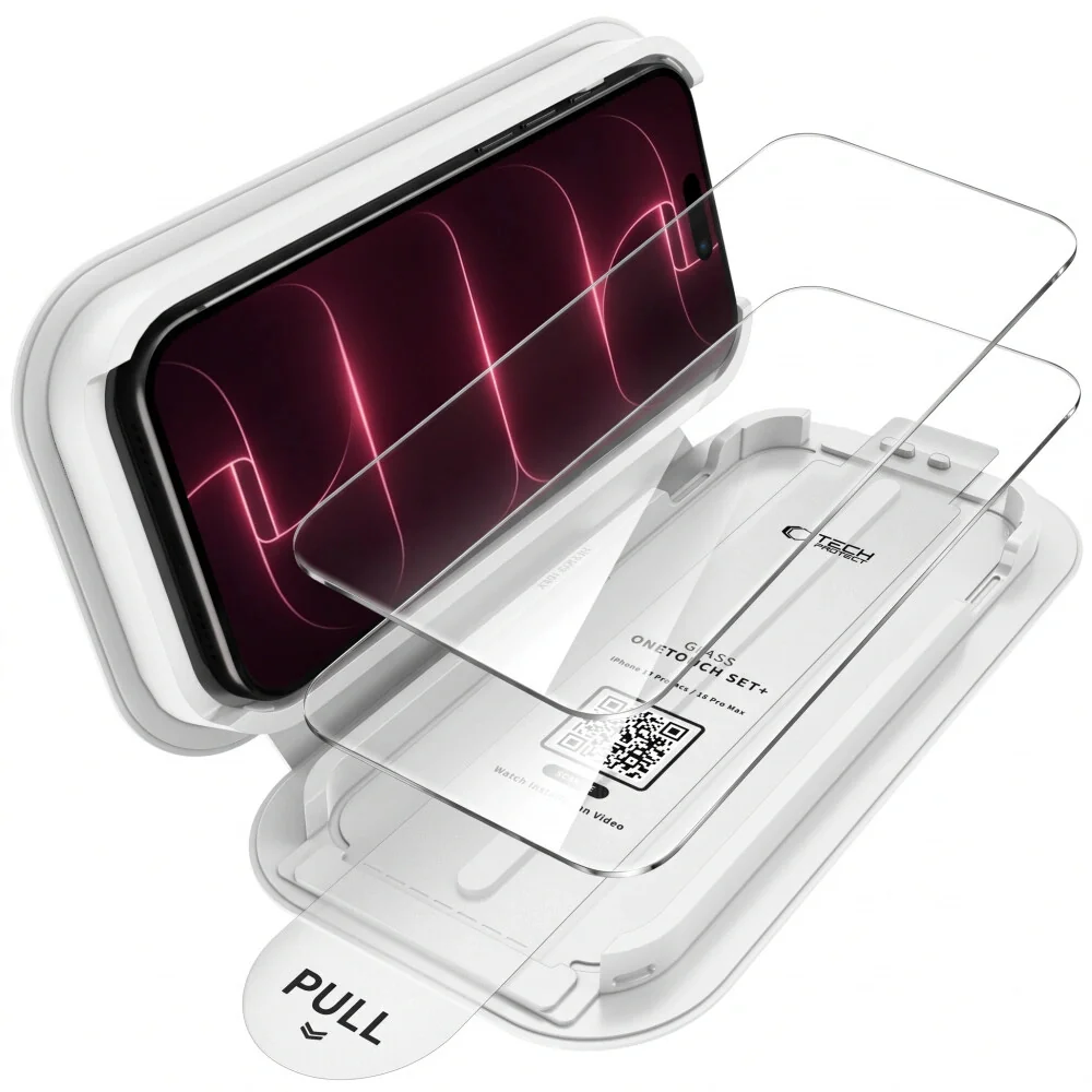 Tech-Protect OneTouch Set 2x ochranné sklo na iPhone 17 Pro / 18 Pro