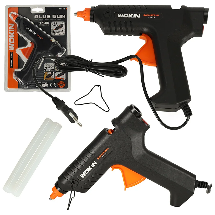 Tavná lepiaca pištoľ 15 W – na tyčinky 11,2 mm, rýchly ohrev