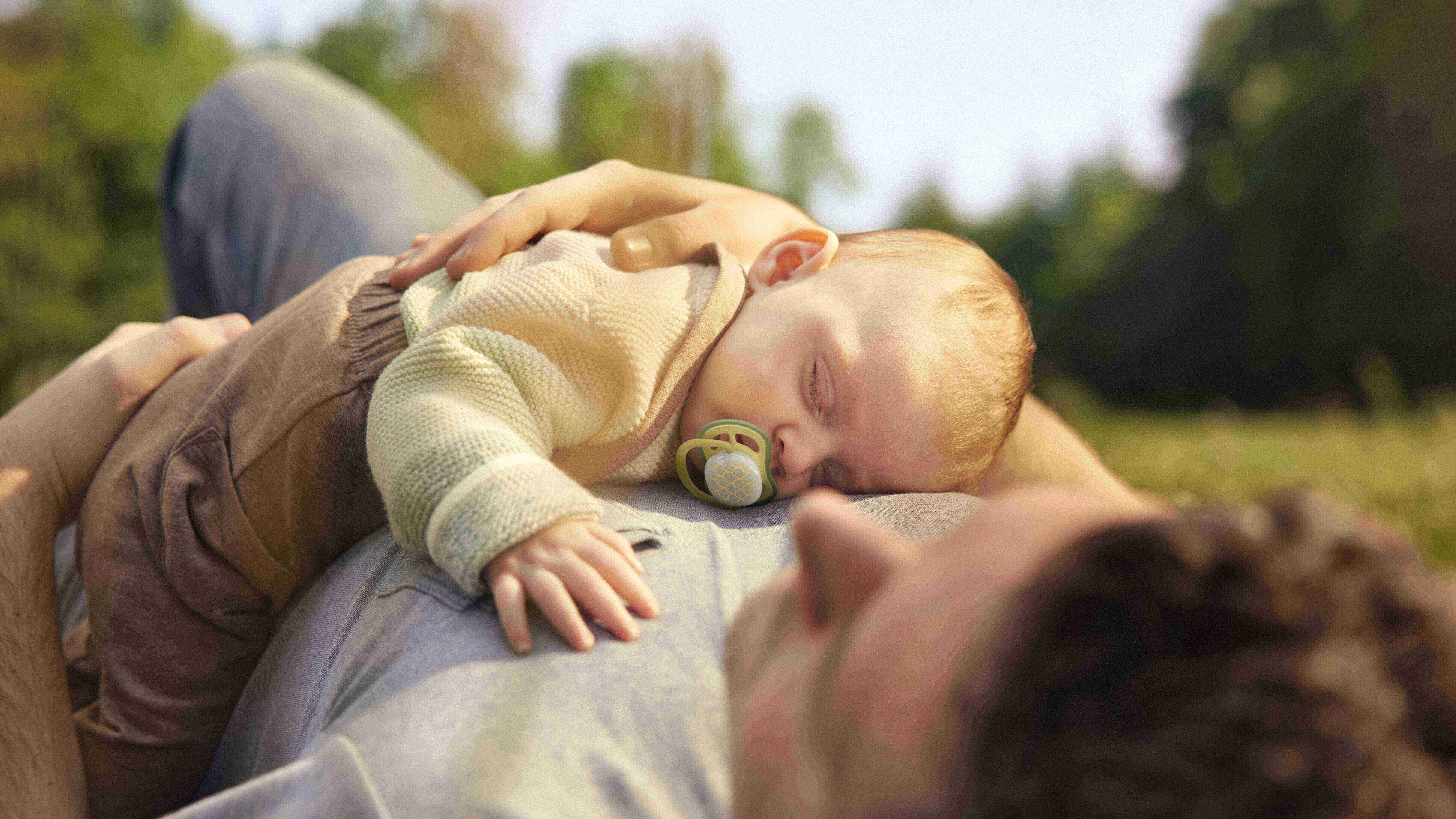 Philips AVENT - Cumlík Ultra air s obrázkom SCF376/27, nočný 0-6 m, neutral 2 ks