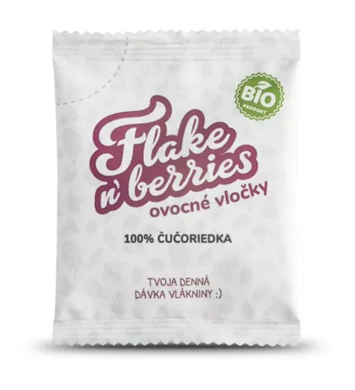 BOBULE FLAKEN BERRIES OVOCNE VLOCKY ARONIA 7KS 7×8 g, ovocné vločky s vlákninou