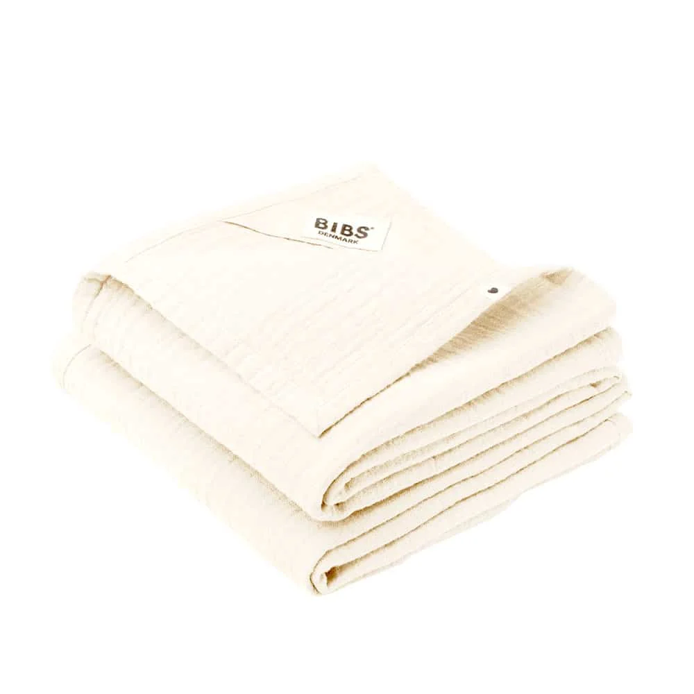 BIBS mušelínové plienky z BIO bavlny 2ks - Ivory Ivory