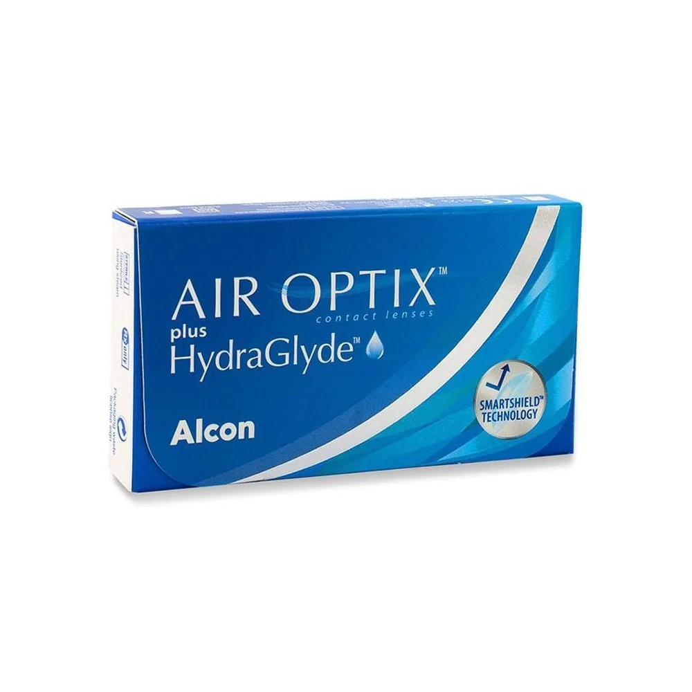 Mesačné Air Optix plus HydraGlyde (3 šošovky) Dioptrie: 3.75, Zakrivenie: 8.6