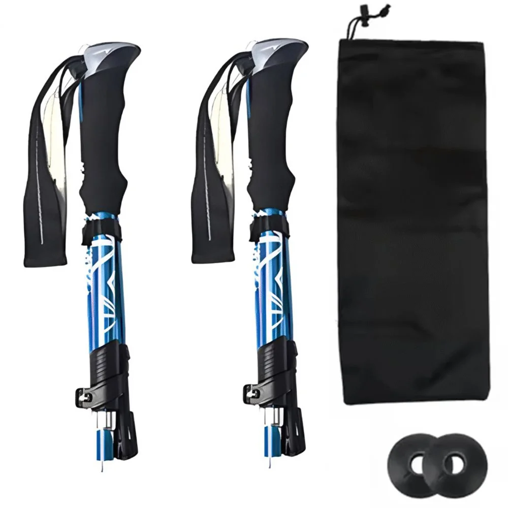 MG Nordic Walking trekingové palice 34 -127 cm, modré