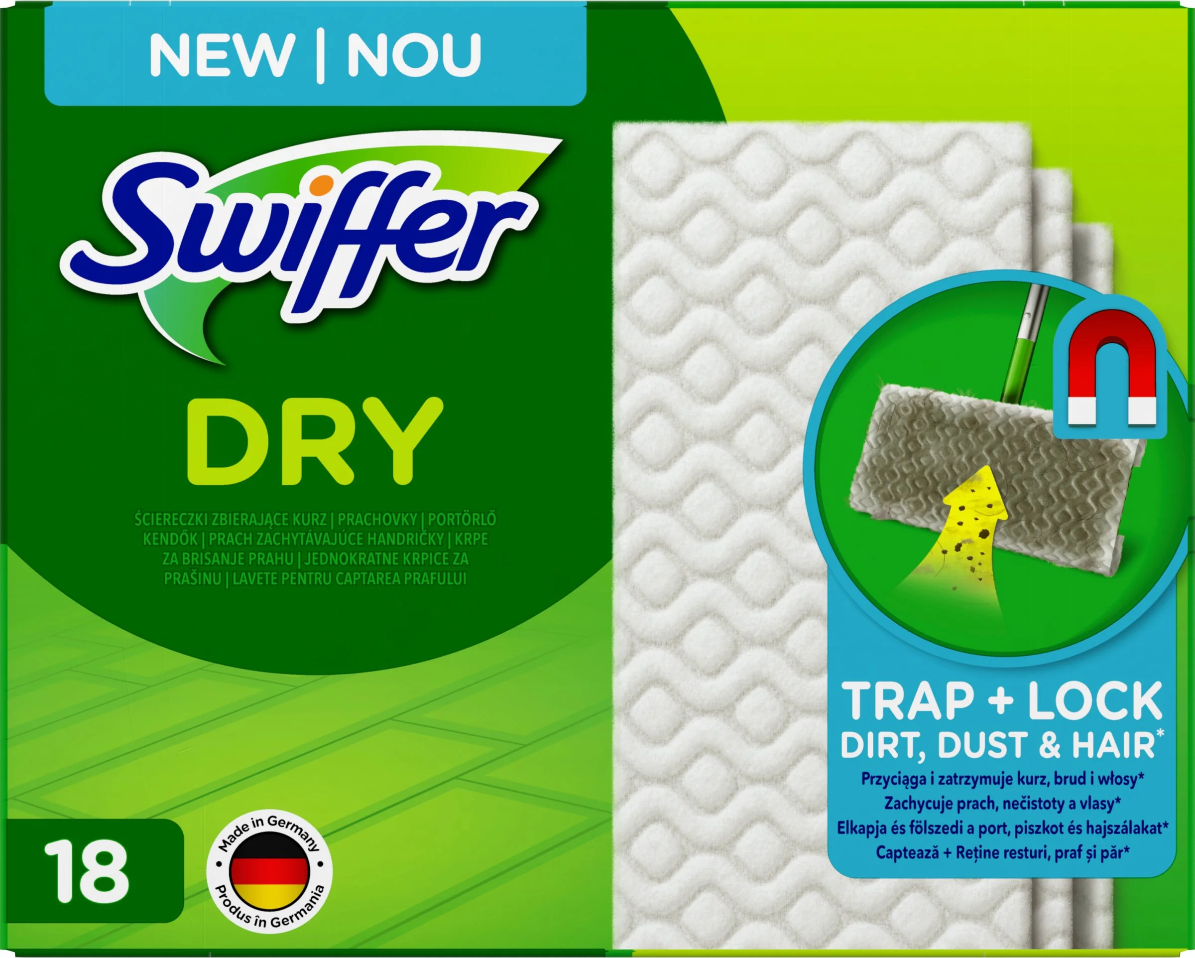 SWIFFER DRY 1×18 ks, náhradné mopy