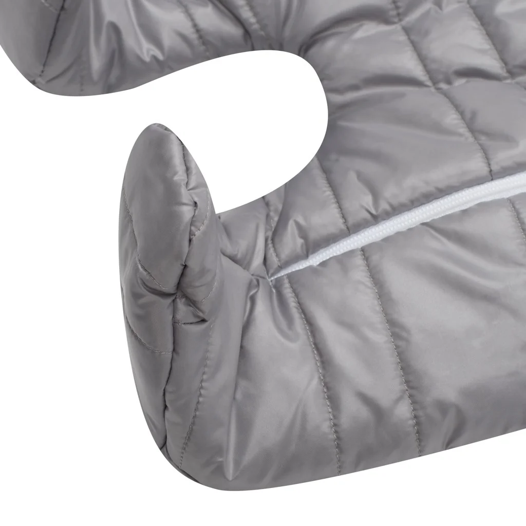 Zimná dojčenská kombinéza s kapucňou s uškami New Baby Pumi grey