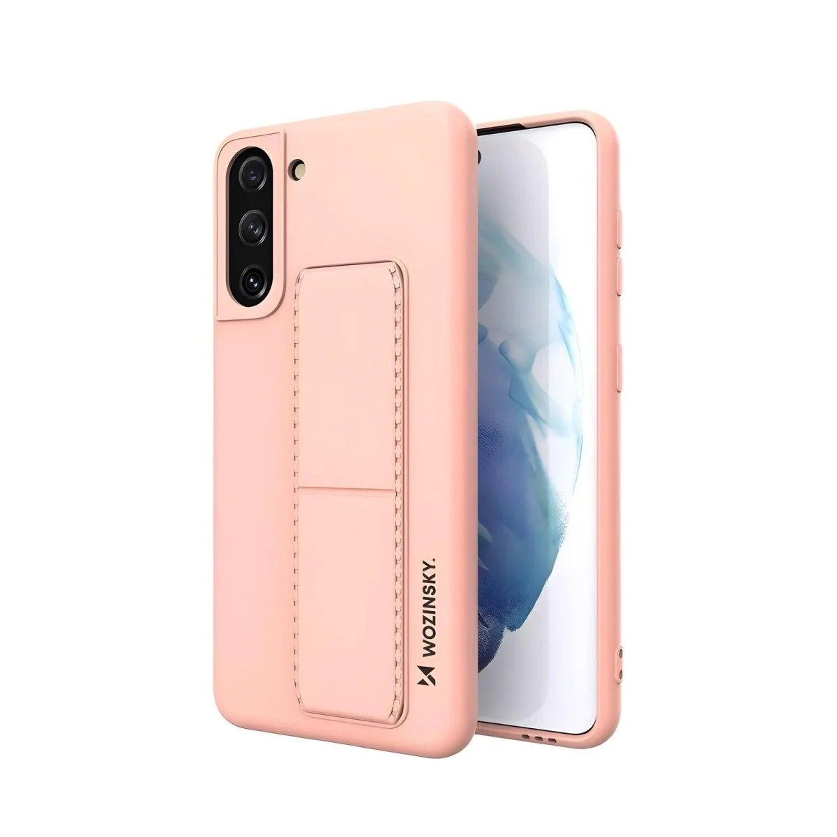 Silikónové puzdro so stojanom pre Samsung Galaxy S21 5G