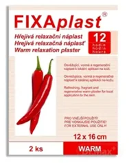 FIXAplast WARM Hrejivá relaxačná náplasť 1×2 ks, elastická