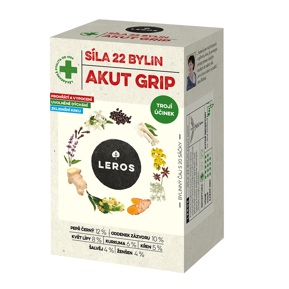 LEROS SILA 22 BYLÍN AKUT GRIP 20x2,5g 20 ks