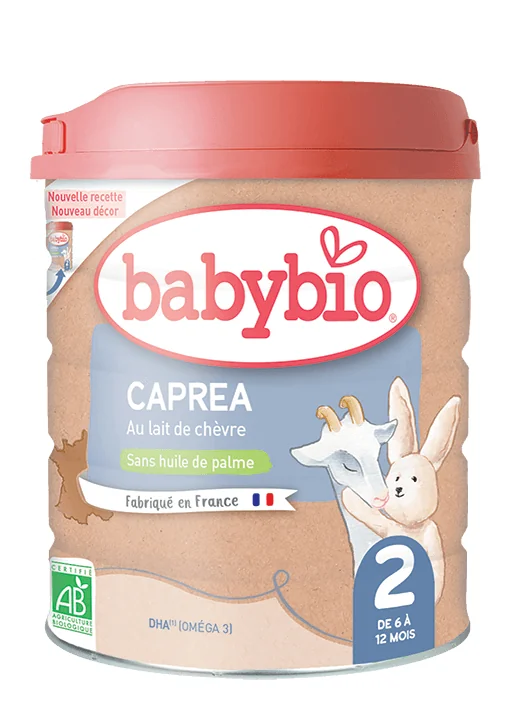 BABYBIO caprea 2 plnotučné kozie dojčenské bio mlieko (800 g) 1×800 g, sušené plnotučné kozie dojčenské bio mlieko