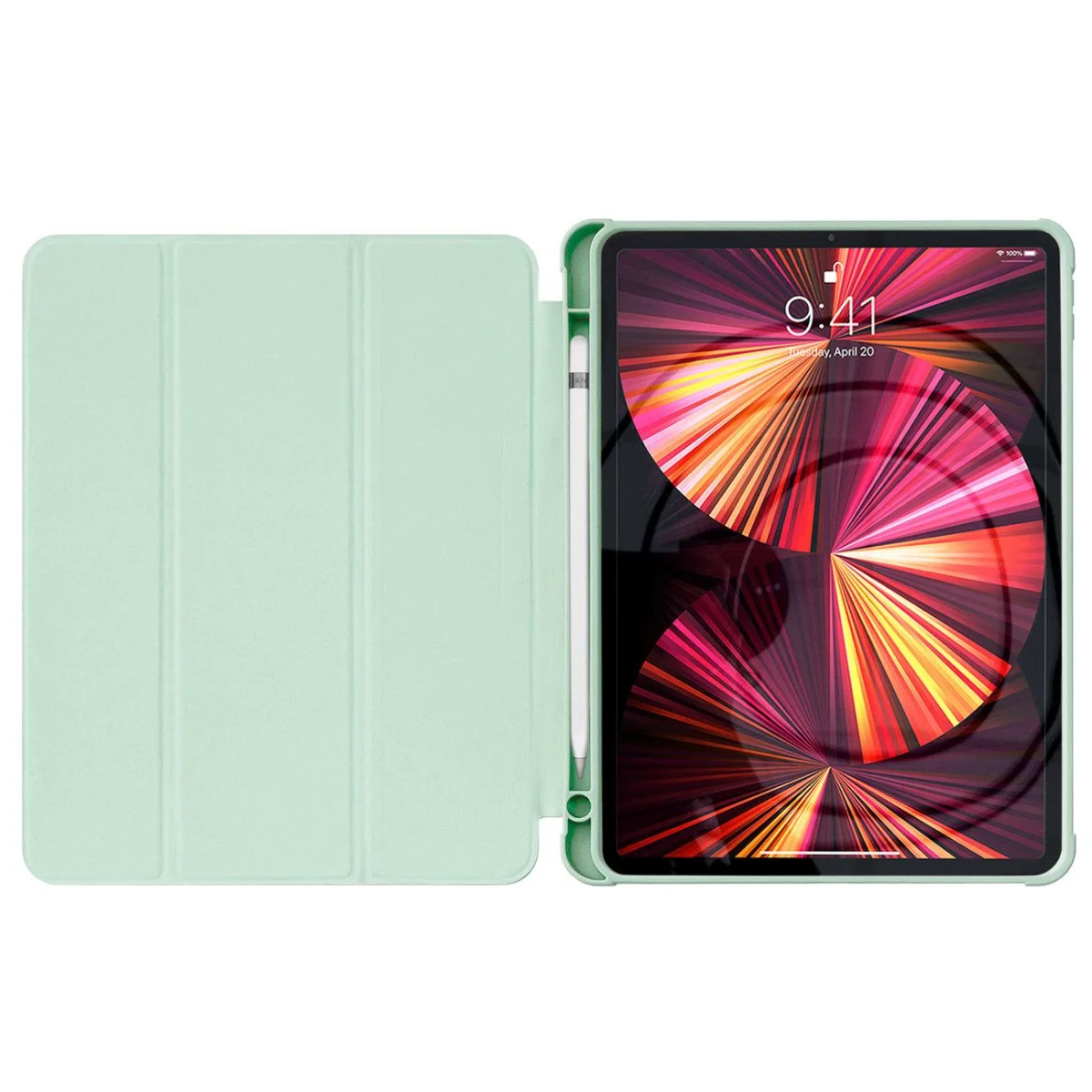 NEOGO Stand Smart Cover puzdro na iPad mini 2021, zelené