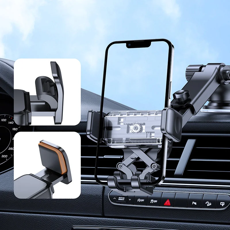 Joyroom Mini Dashboard držiak na mobil do auta, čierny