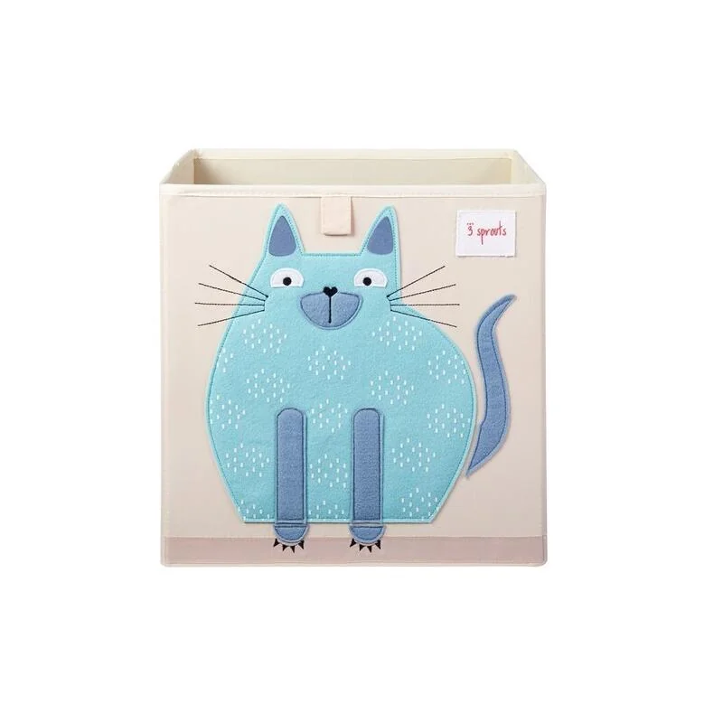 3 SPROUTS - Úložný box Cat Blue