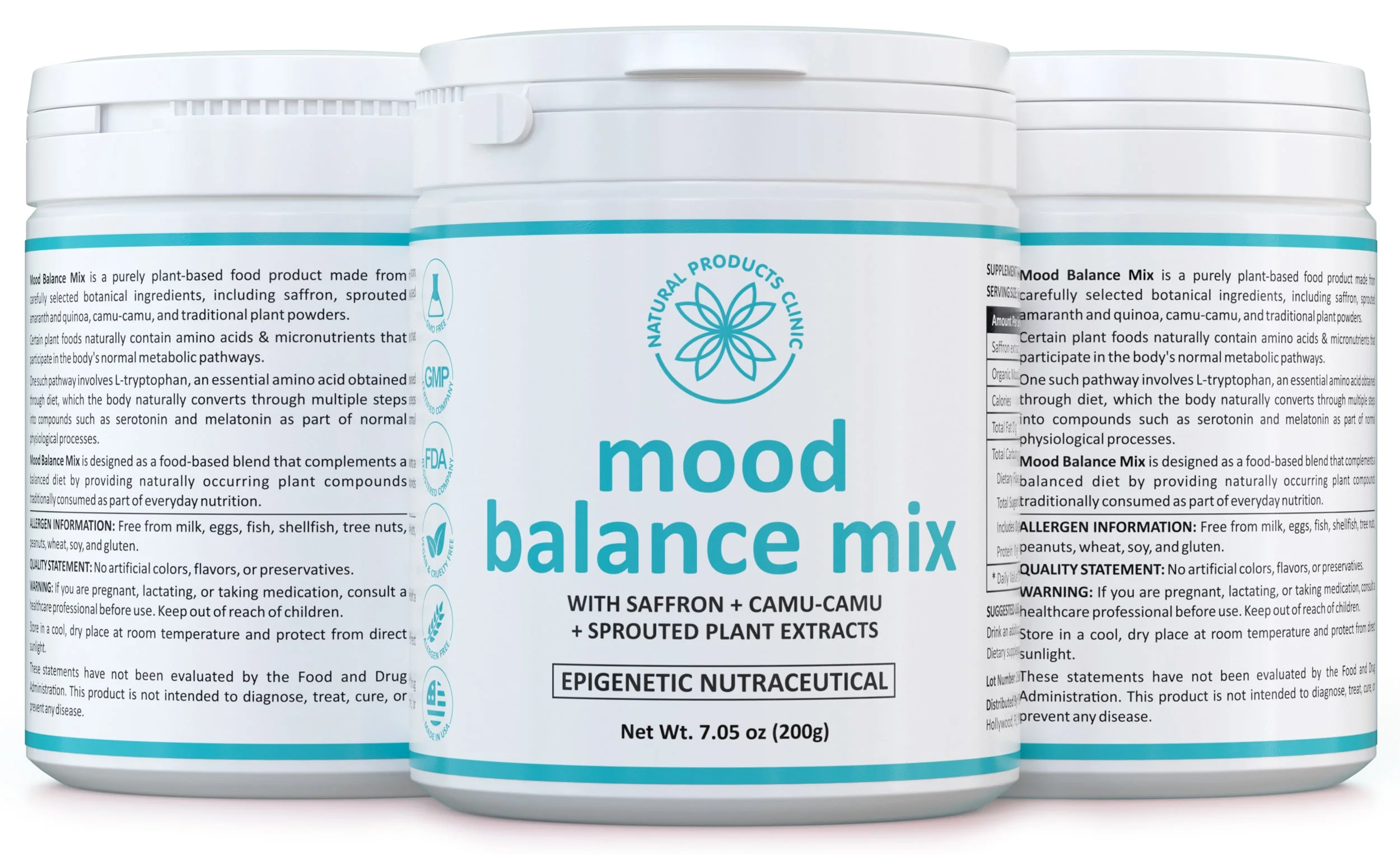 NPC Mood Balance Mix Podpora duševnej pohody 200 g, šafran a camu-camu