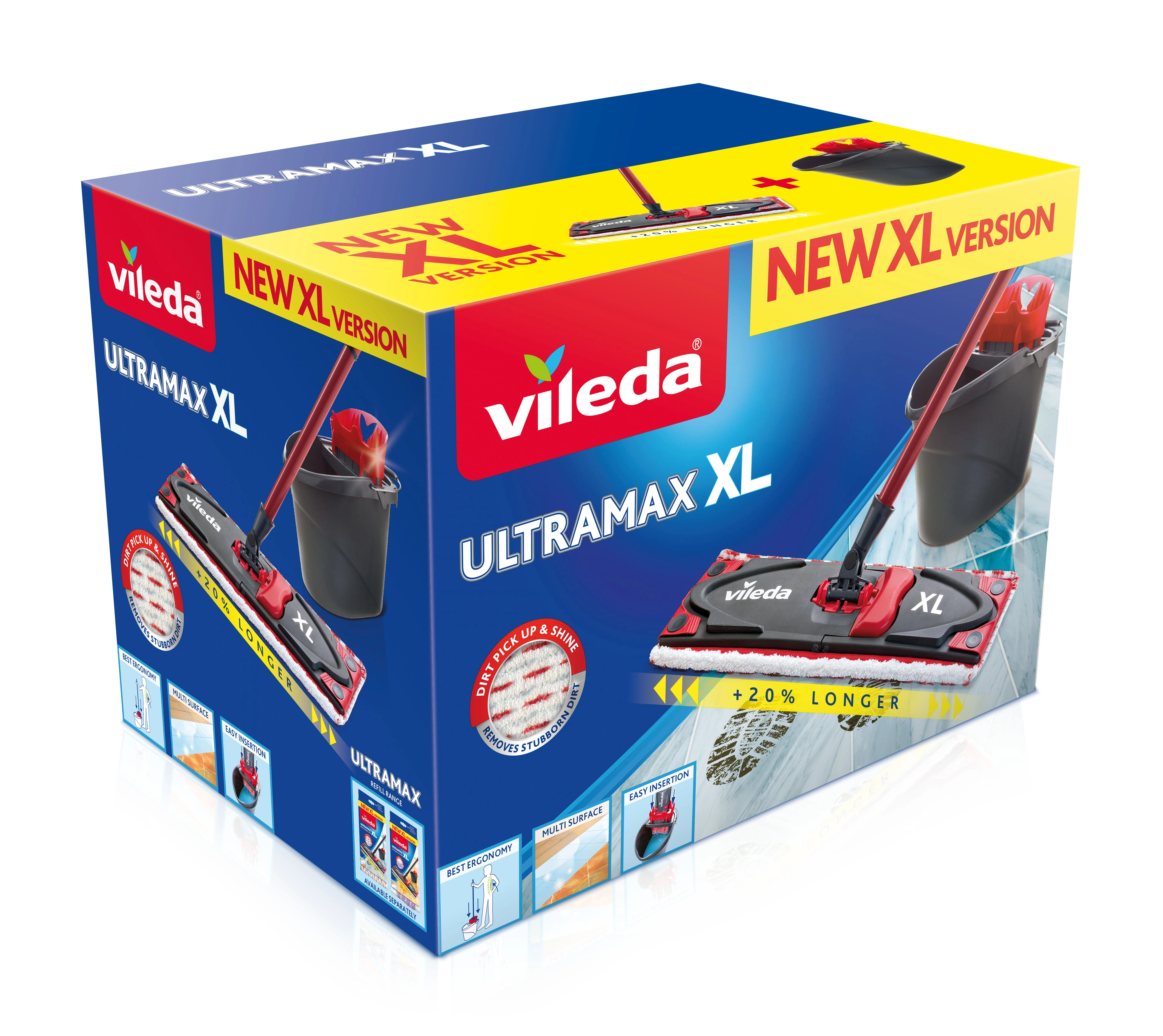 Vileda Ultramax XL Complete Set Box 1×1 set, mop s vedrom