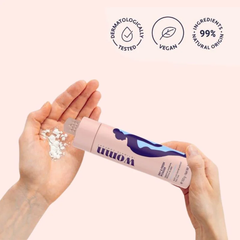WOMN INTIMATE DRY & FRESH púder proti poteniu