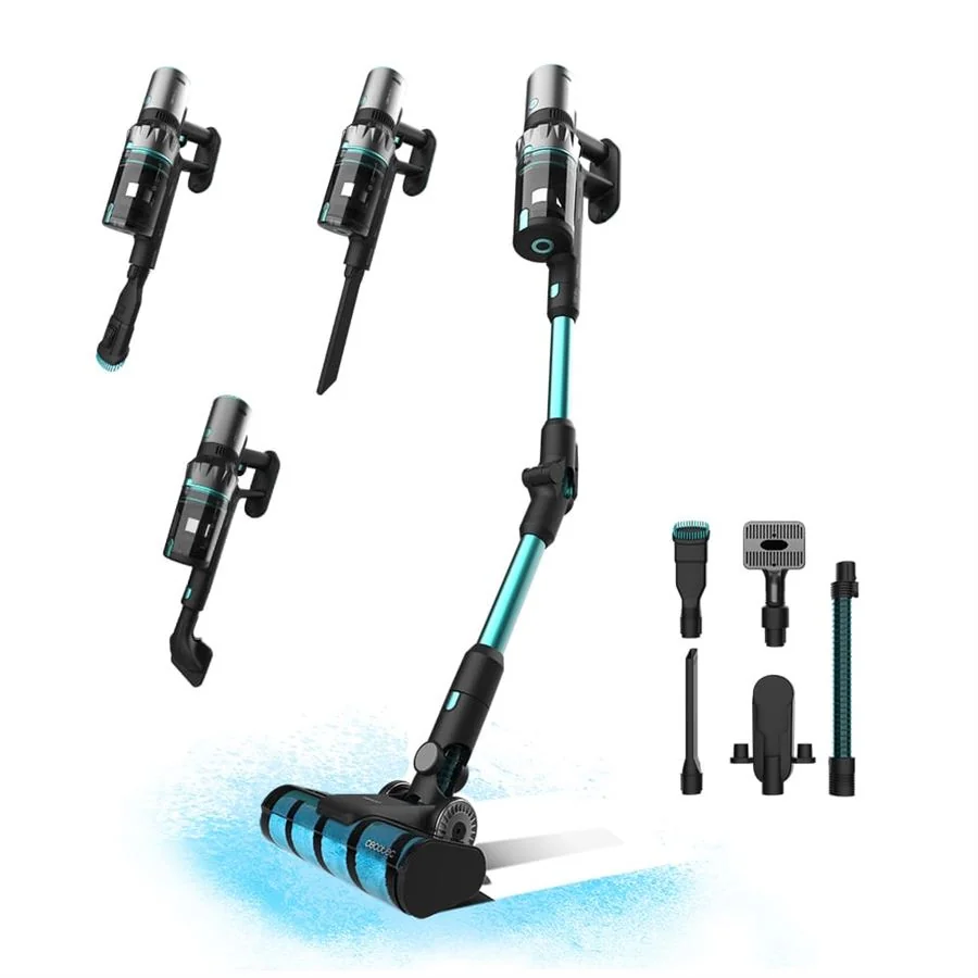Cecotec Conga Rockstar 2500 Thunder Flex Animal Tyčový vysávač Cecotec 3v1, 400W, 122aW, 65 min, LED svetlo, Ergo Flex