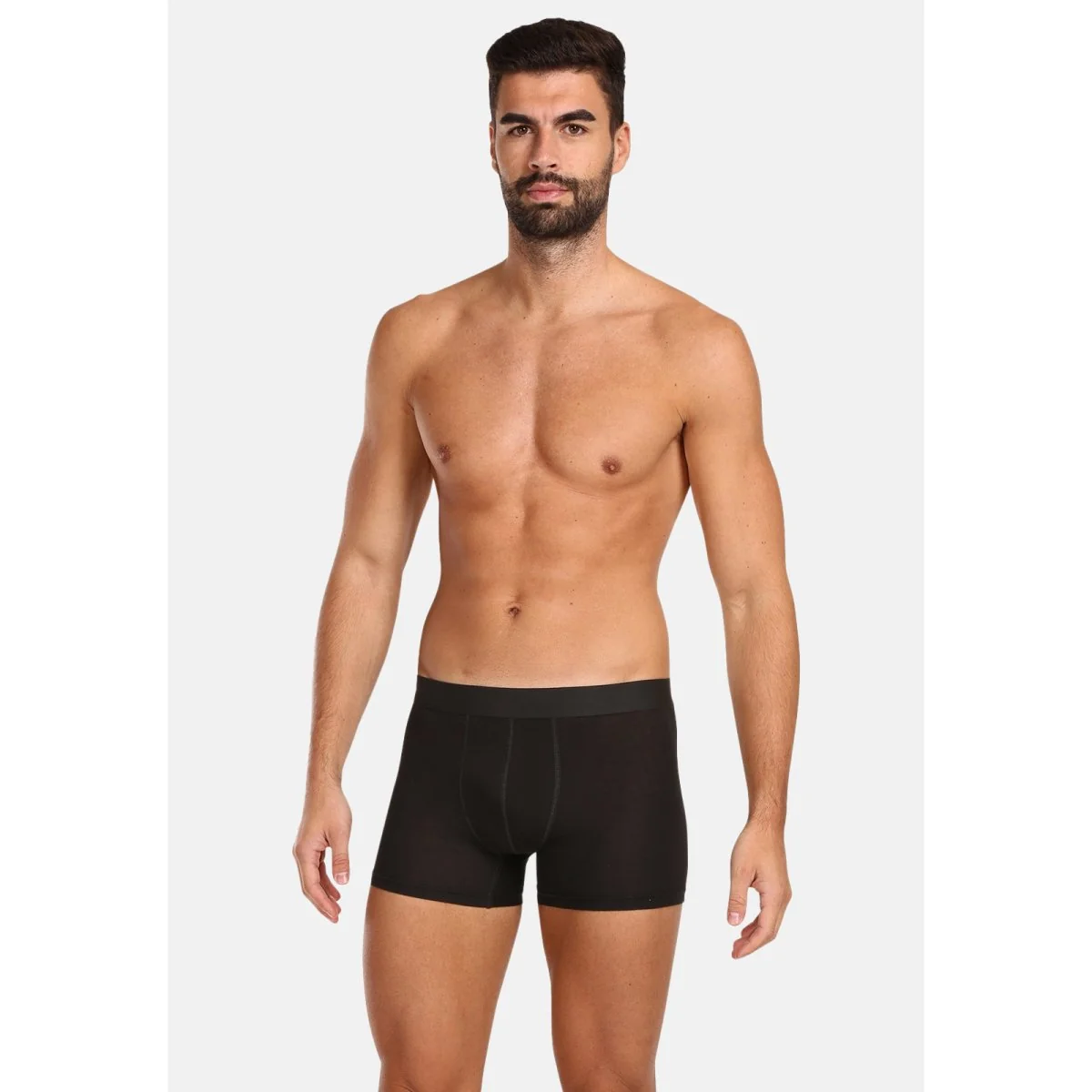 5PACK pánske boxerky nadrozmer čierne (5NBX001) 9XL