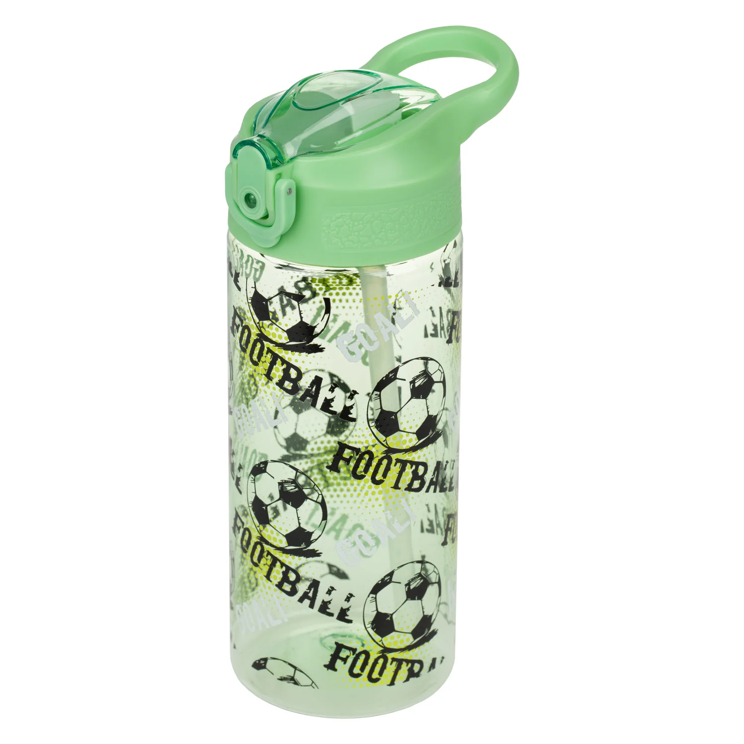 Baagl Tritanová fľaša na nápoje so slamkou Futbal 500 ml 500 ml