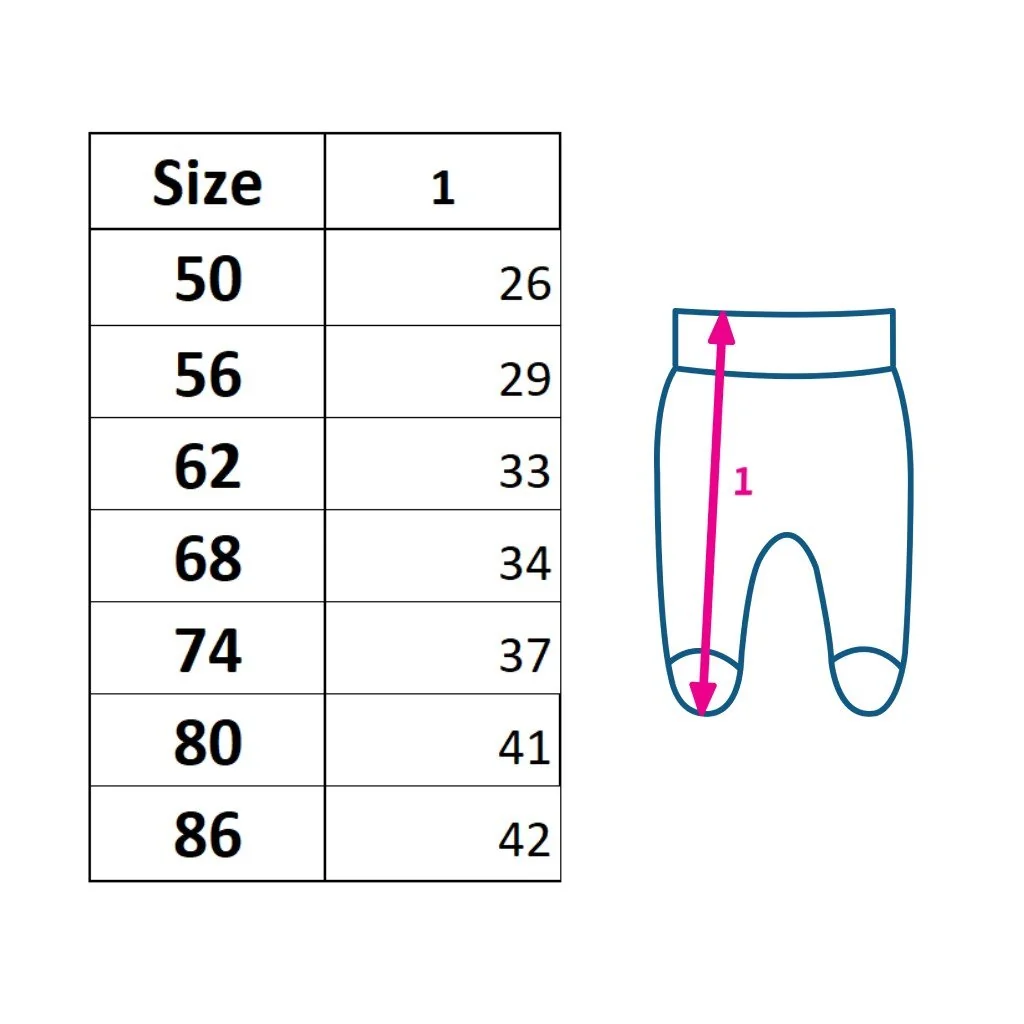 Dojčenské polodupačky Classic II petrolejové, vel. 68 (4-6m)