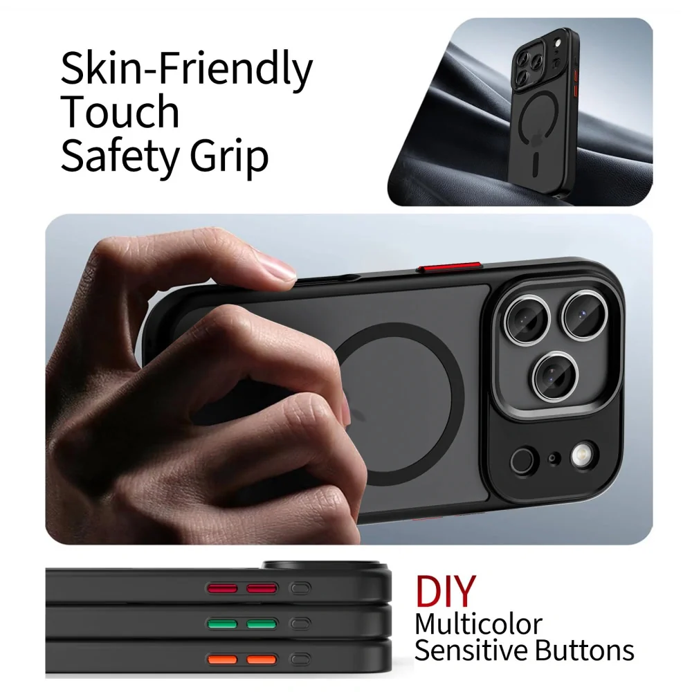 Tech-Protect MagMat XT 4-Set MagSafe kryt na iPhone 17 Pro Max, čierny