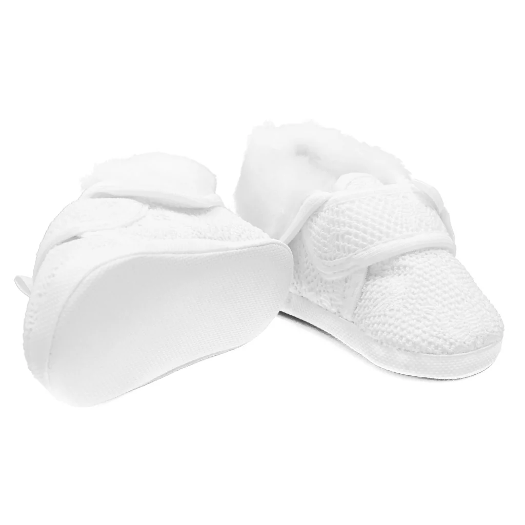 Dojčenské zimné capačky ku krstu New Baby 0-3 m dievča 0-3 m,