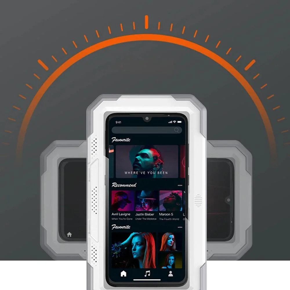 Vodoodolný držiak na telefón - Čierna Techsuit LC-888, 1 x 18,5 × 10,7 cm