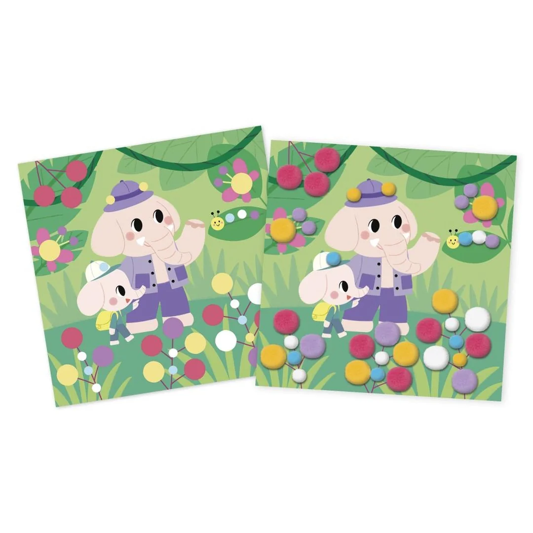 Janod Atelier Maxi Kreatívna sada My arts&crafts Brmbolce od 3 rokov
