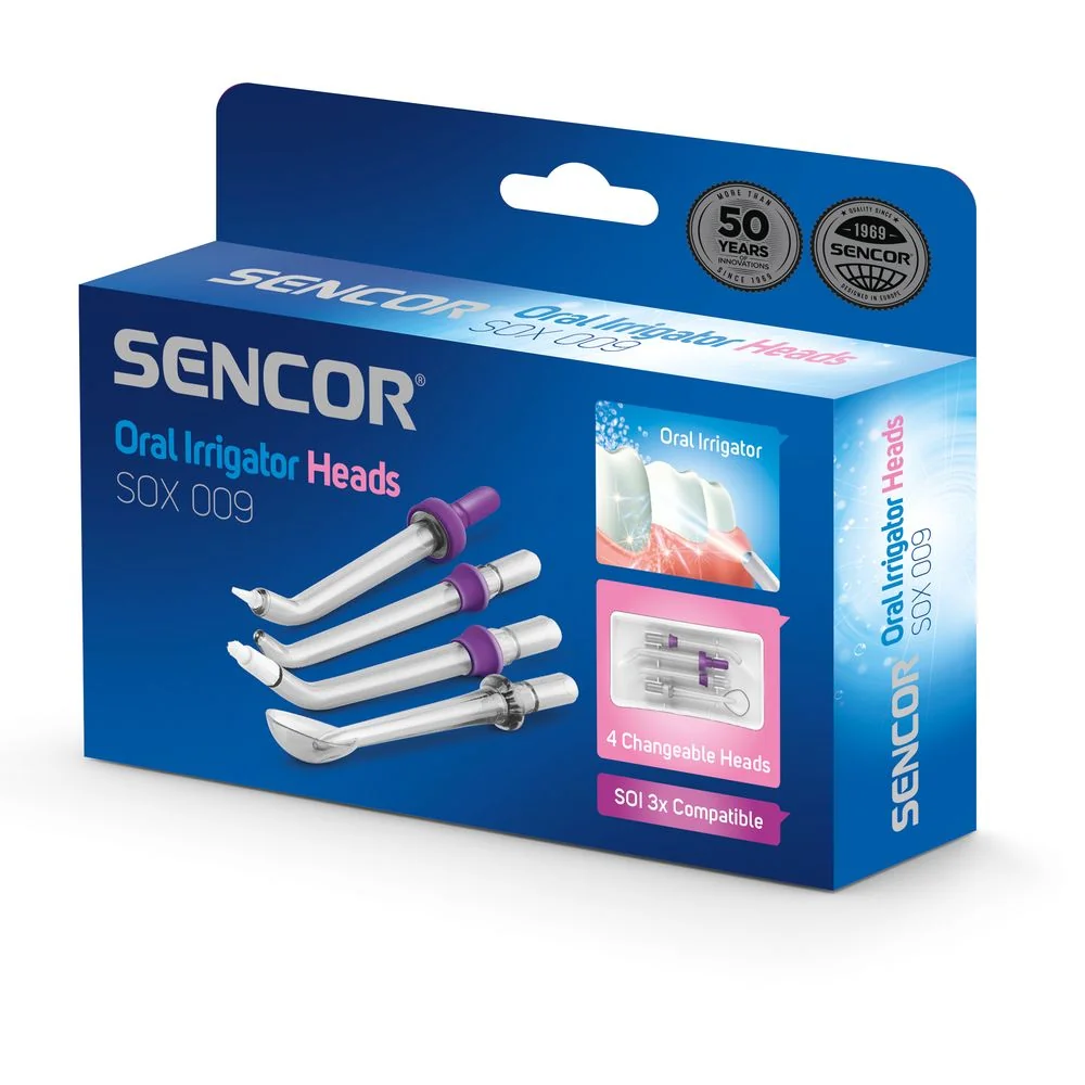 SENCOR SOX 009 NAHR.NASTAVCE PRE SOI 1×33 ks, náhradné hlavice pre ústnu sprchu