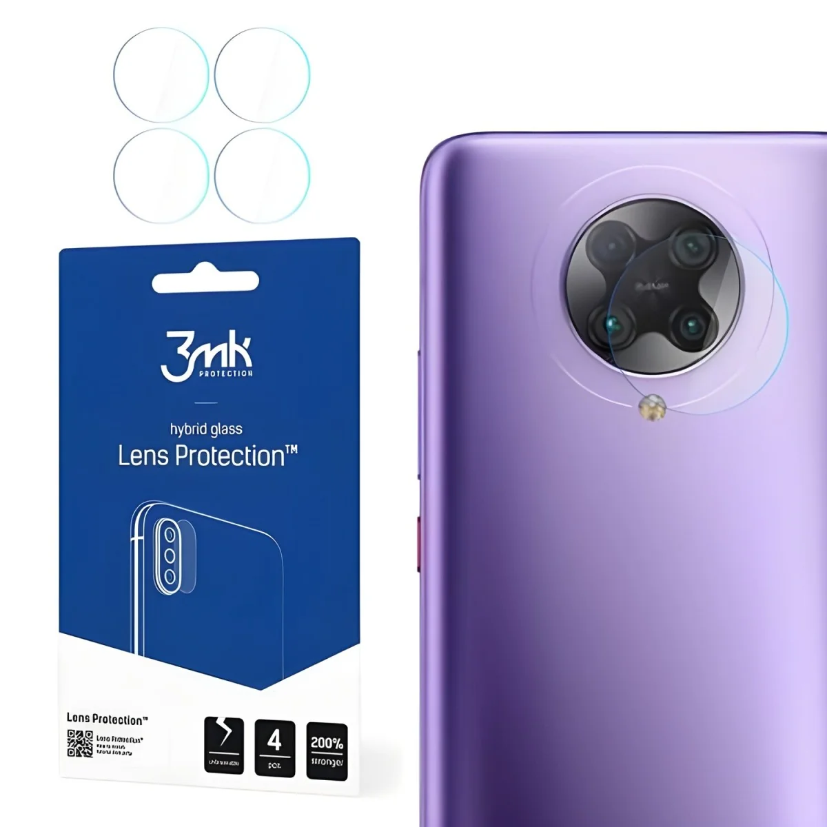 Sklo na kameru pre Xiaomi Poco F2 Pro/Redmi K30 Pro
