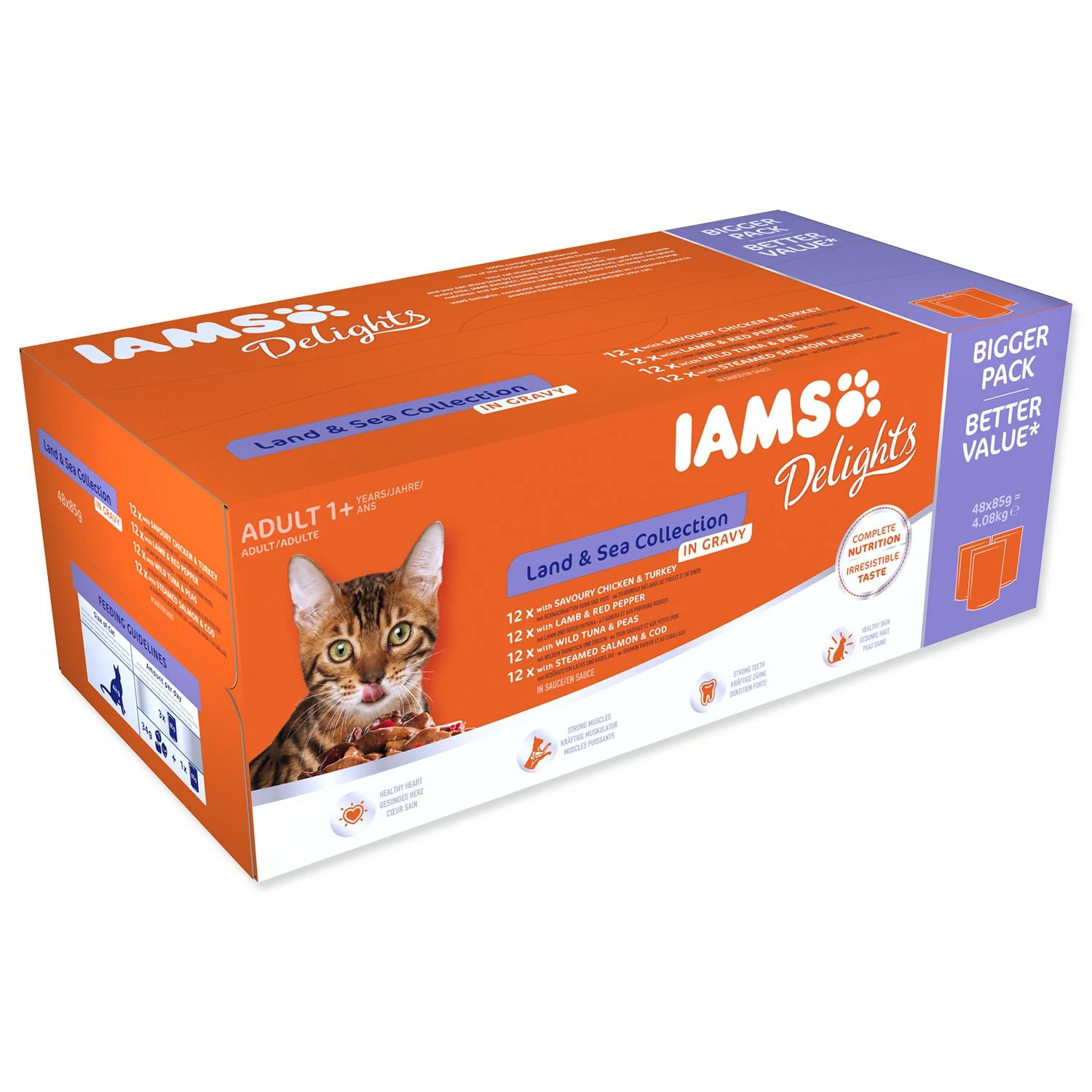 Kapsička Delights Adult morské a suchozemské mäso v omáčke multipack 4080g (48x85gr) 4080g (48x85gr)