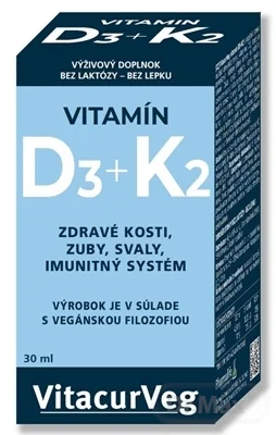Pharmalife Vitamín D3 + K2 1×30 ml, výživový doplnok