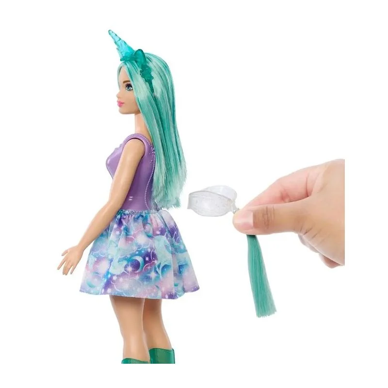 Mattel Barbie Rozprávková víla jednorožec fialová