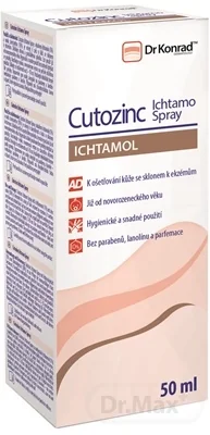 Dr Konrad Cutozinc Ichtamo Spray 1×50 ml, starostlivosť o pokožku