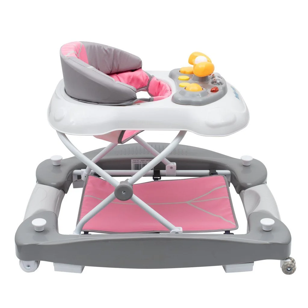 Detské chodítko s hojdačkou a sikónovými kolieskami Baby Mix