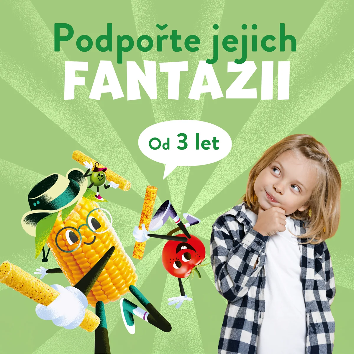 Goodies zeleninové tyčinky 1×30 g, tyčinka